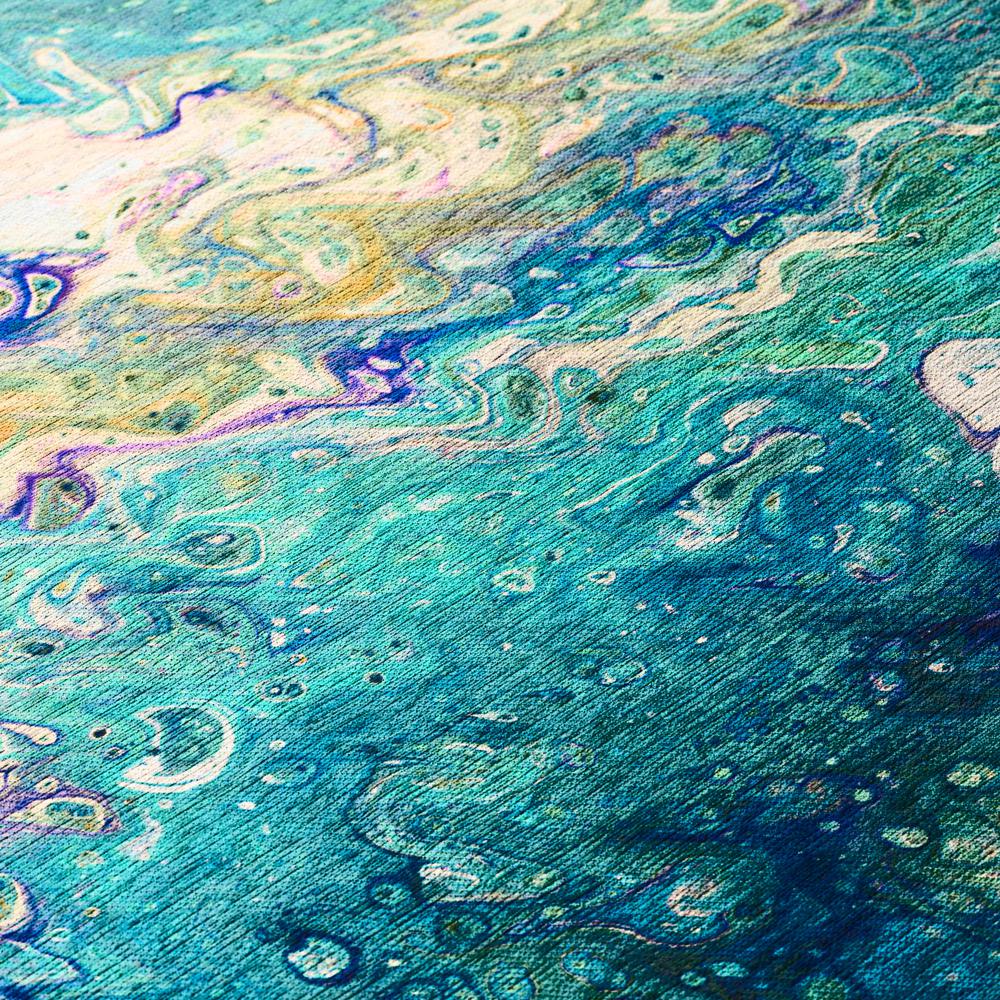 Karina Seaglass Modern Abstract 8' x 8' Area Rug Seaglass AKC34