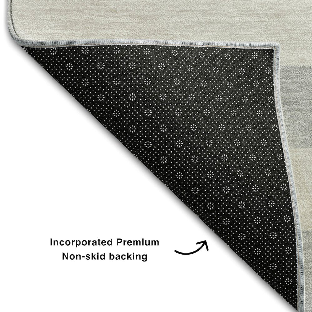 Premium Machine Washable Mayfield Pewter 10' x 14' Rug