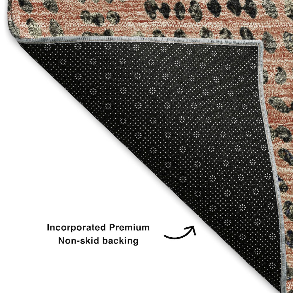 Premium Machine Washable Mayfield Salmon 10' x 14' Rug