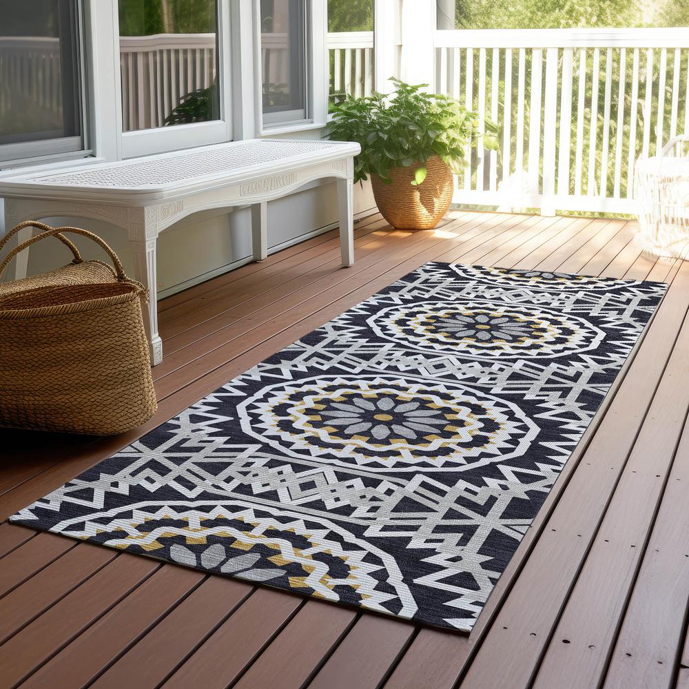 Chantille ACN619 Black 2'3" x 7'6" Rug