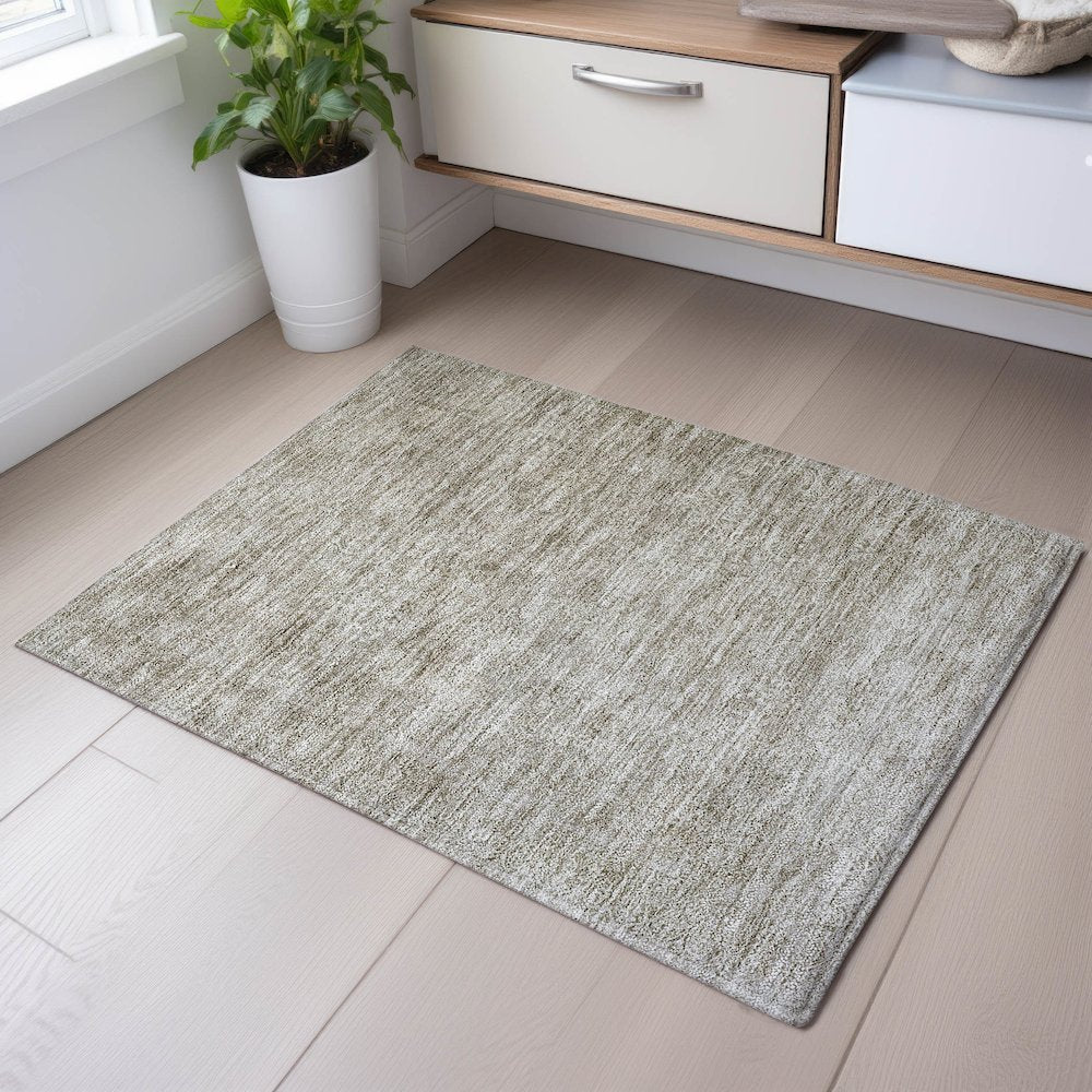 Premium Machine Washable Mayfield AMF1172 Linen 1'8" x 2'6" Rug