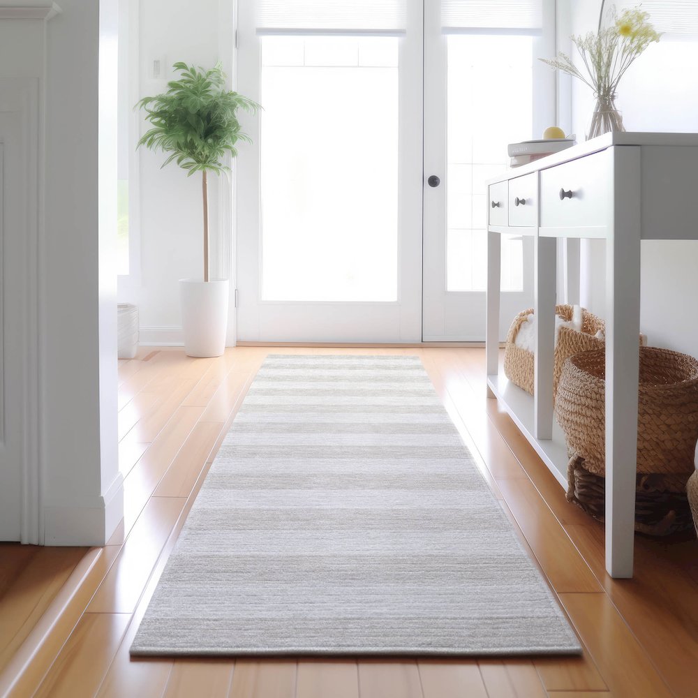Premium Machine Washable Mayfield Ivory 2'3" x 7'6" Runner Rug