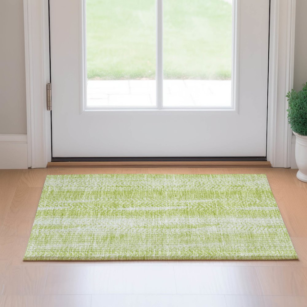 Premium Machine Washable Mayfield AMF694 Aloe 1'8" x 2'6" Rug