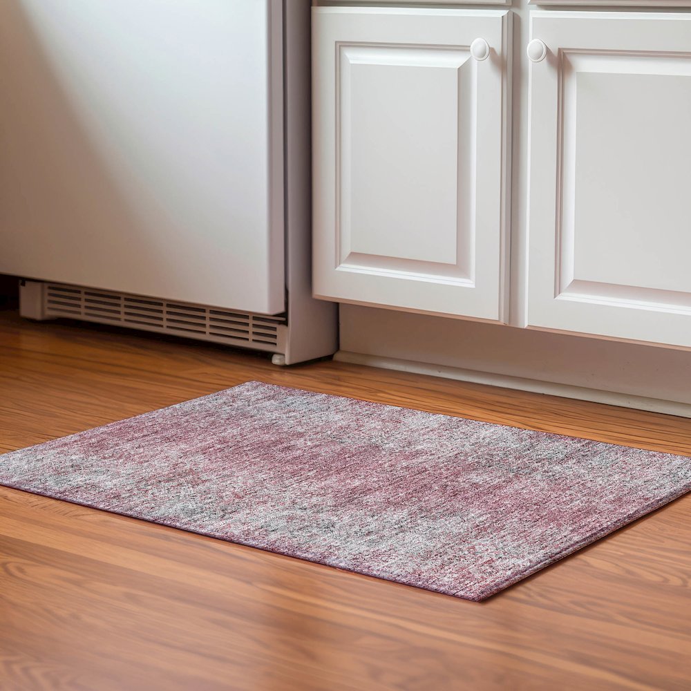 Premium Machine Washable Mayfield AMF840 Merlot 1'8" x 2'6" Rug