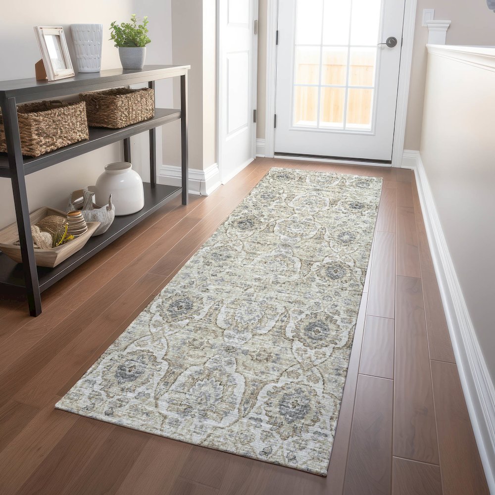 Premium Machine Washable Mayfield Linen 2'3" x 7'6" Runner Rug