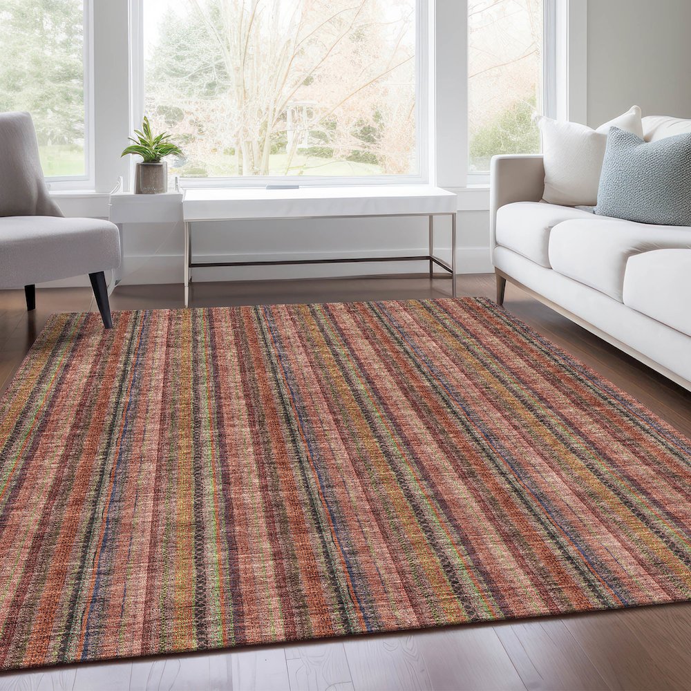 Premium Machine Washable Mayfield AMF982 Blush 2'6" x 3'10" Rug