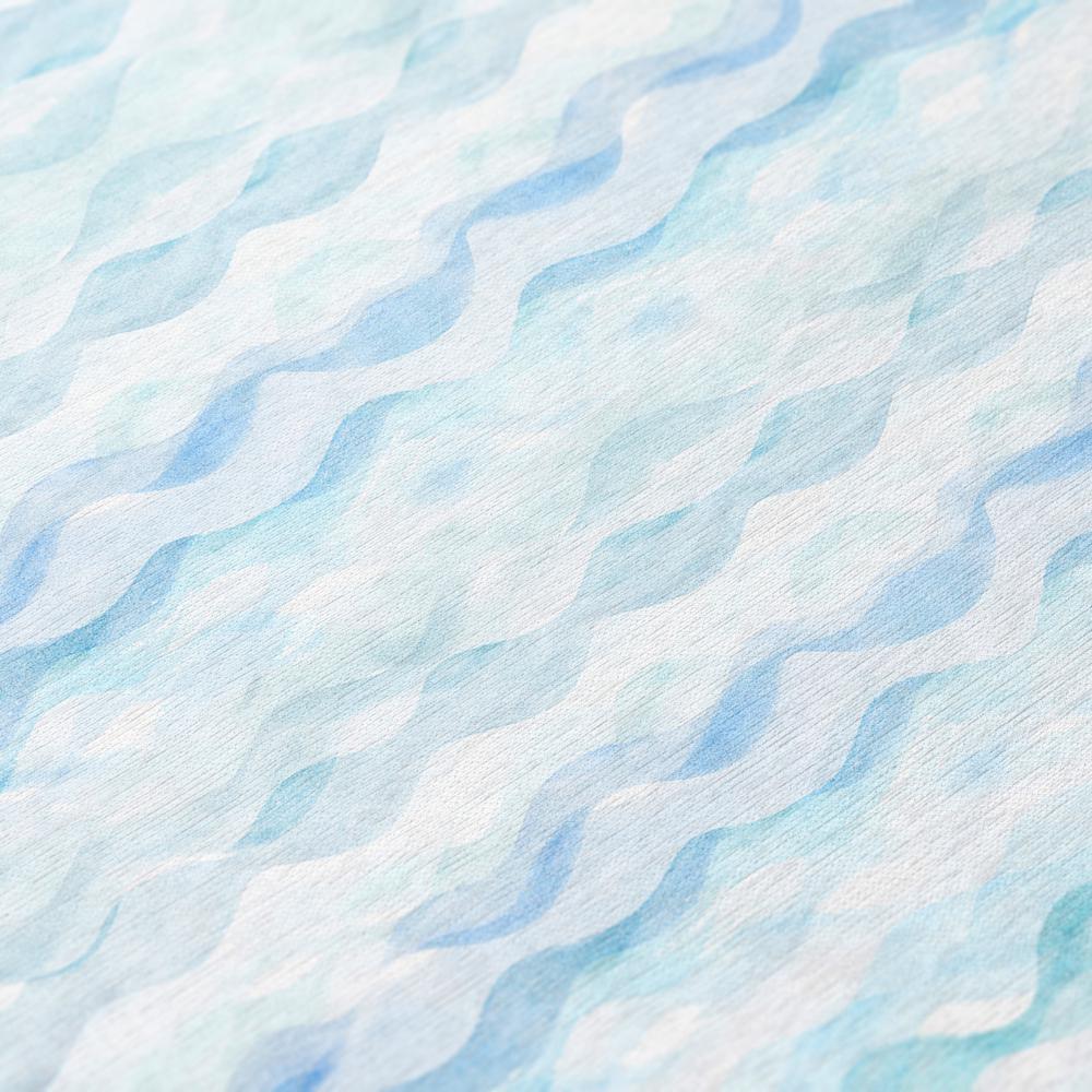 Indoor/Outdoor Seabreeze SZ16 Denim Washable 1'8" x 2'6" Rug