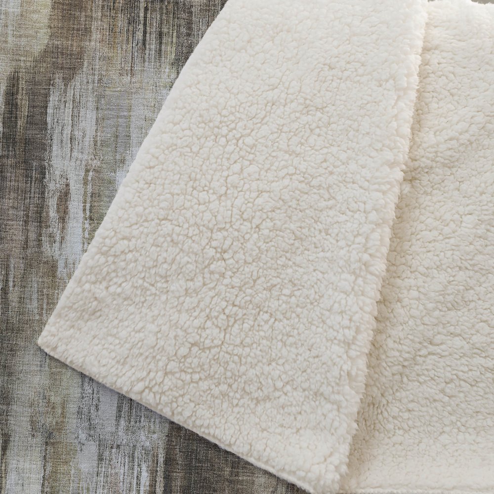 Premium Machine Washable ASB567 Chocolate 50" x 70" Sherpa Throw Blanket