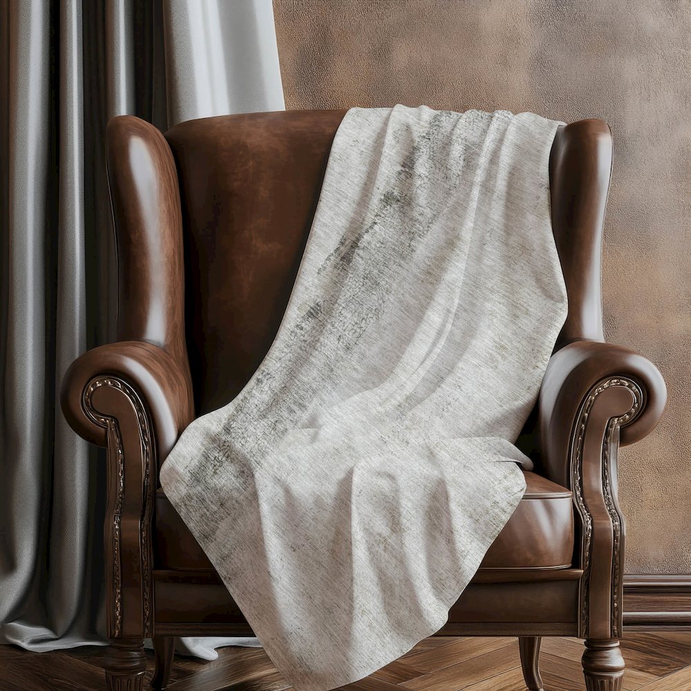 Premium Machine Washable ASB605 Taupe 50" x 70" Sherpa Throw Blanket
