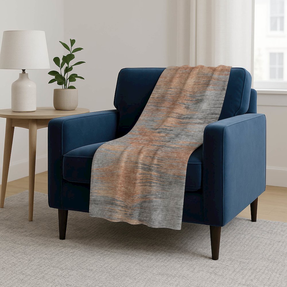 Premium Machine Washable ASB793 Salmon 50" x 70" Sherpa Throw Blanket
