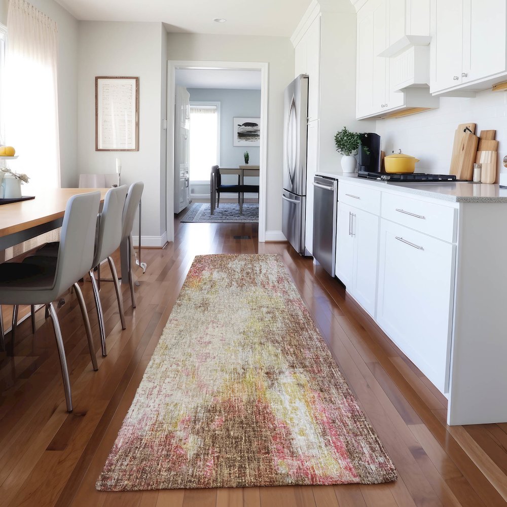 Luxury Washable Boca Blush 2'3" x 7'6" Runner Rug