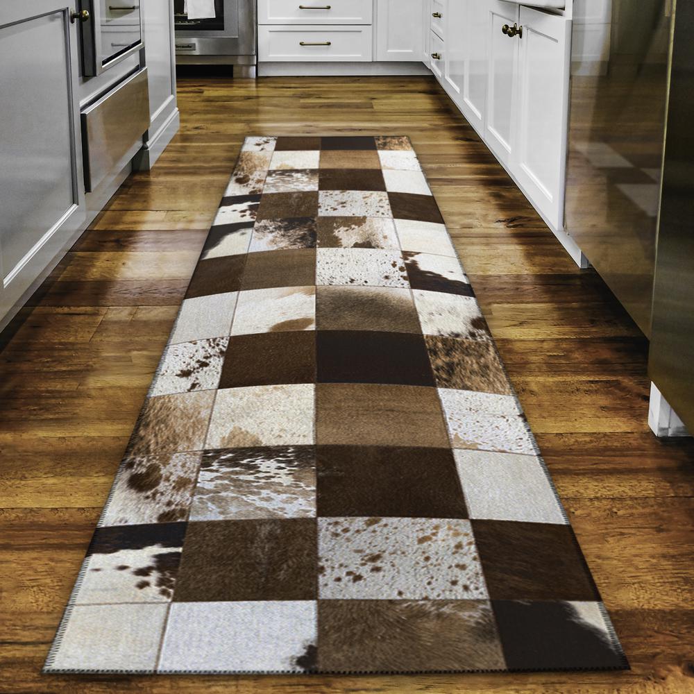 Indoor/Outdoor Durango SS10 Driftwood Washable 2'3" x 7'6" Runner Rug