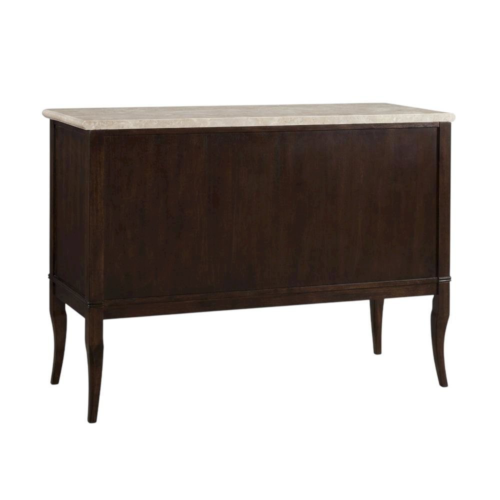 Merlot Cherry Finish Sideboard with Spacious Storage and Elegant Design