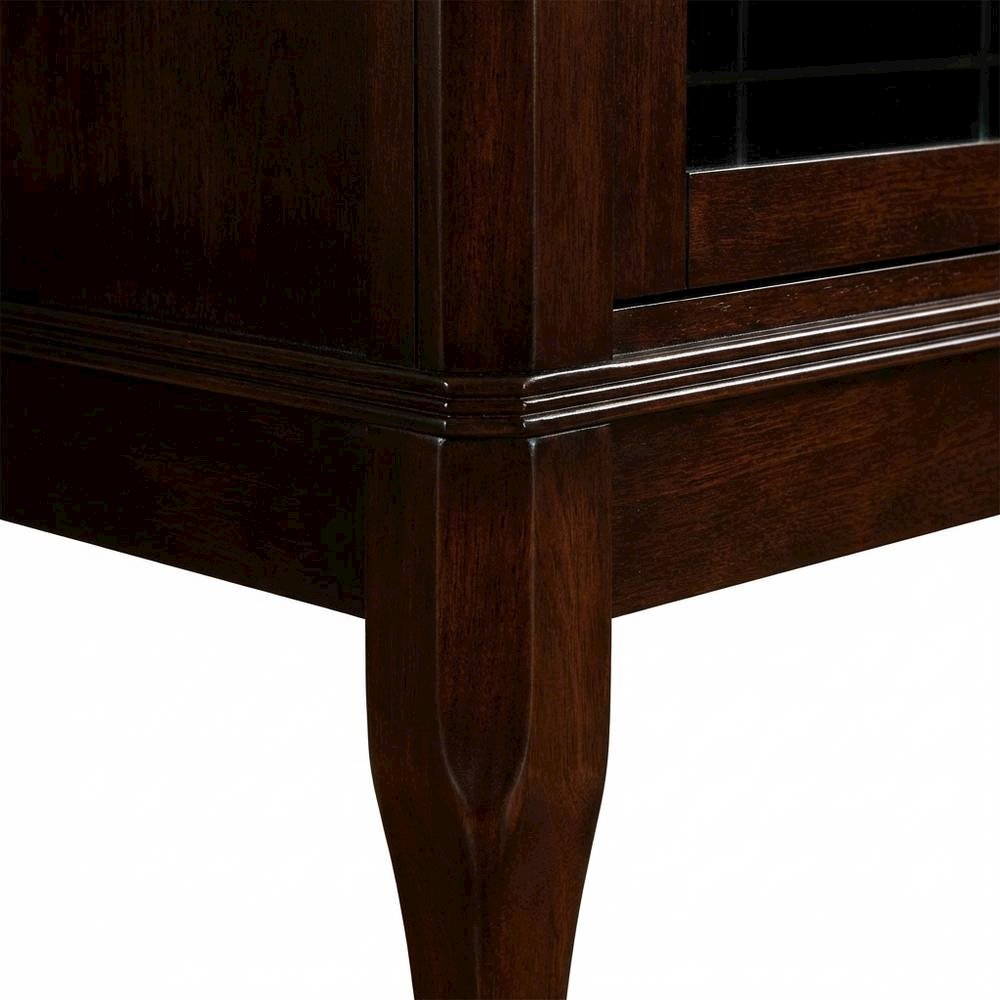 Merlot Cherry Finish Sideboard with Spacious Storage and Elegant Design