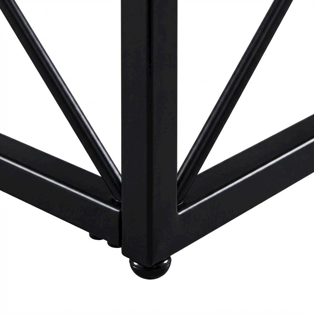 White Marble Top Square End Table with Modern Design and Sturdy Frame