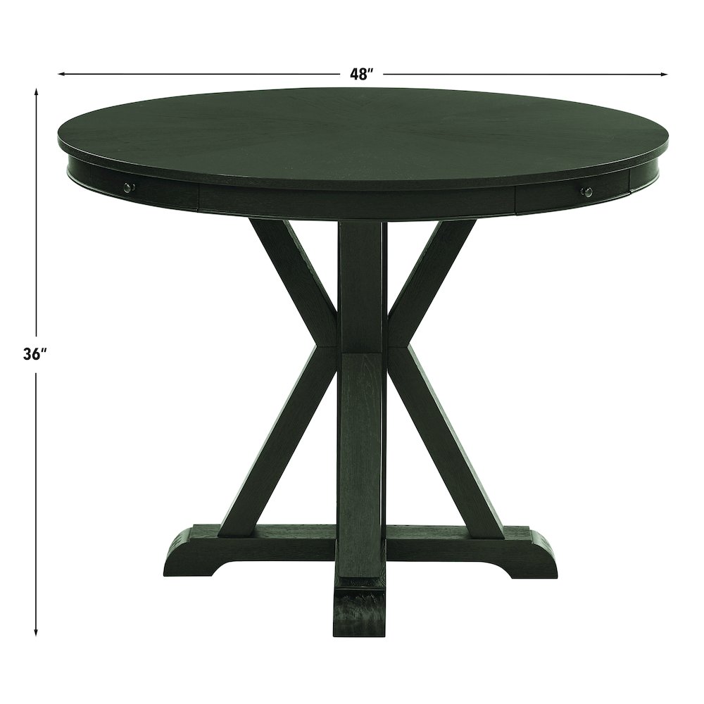Rylie Counter Table, Black Finish