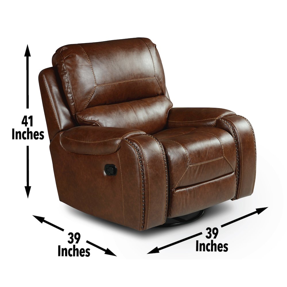 Keily Brown Manual Recliner