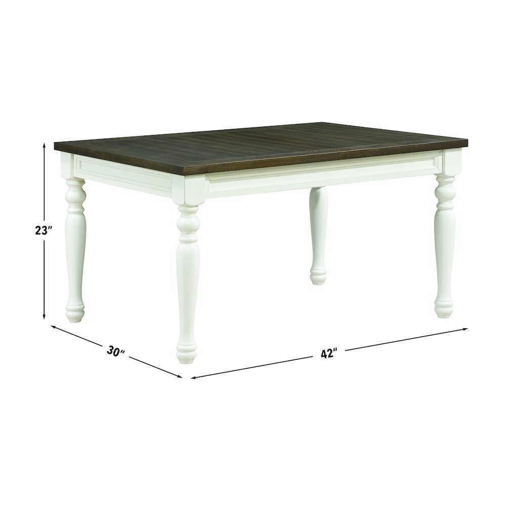 Joanna Kids 3PC Dining Set, Ivory and Mo