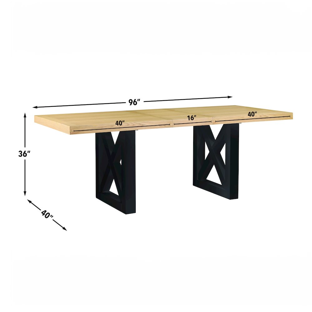 Magnolia 36" Counter Table, Black Base
