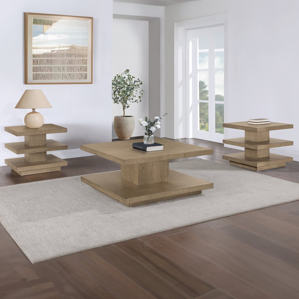 Canyon Cocktail Table, Brown