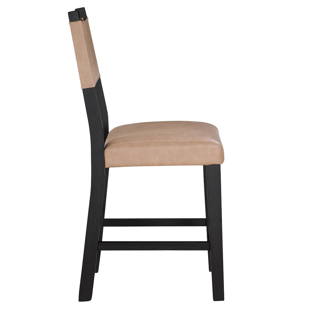 Aubrey Black Counter Chair