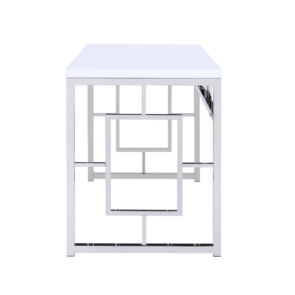 Desk, Durable Top, Contemporary Style, White