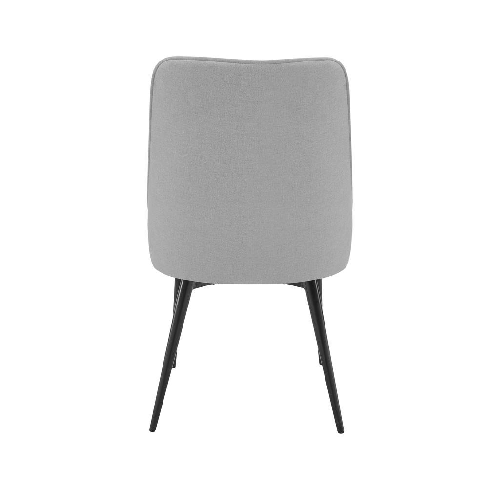 Gray Dining Chair Set of 2, Upholstered Table Chairs for Kitchen