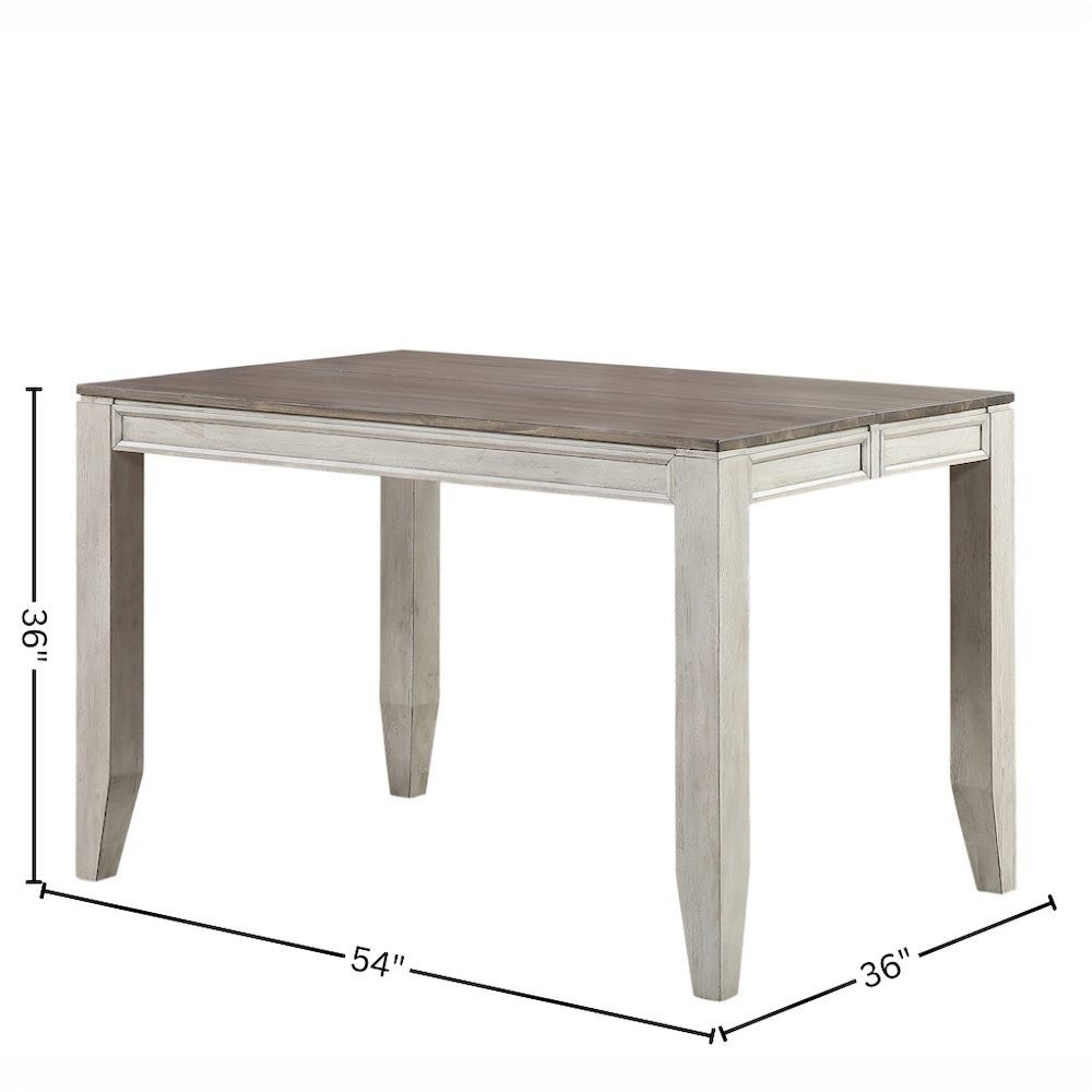Brown Farmhouse Dining Table Set for 8 – Kitchen or Dining Room Table and Chairs