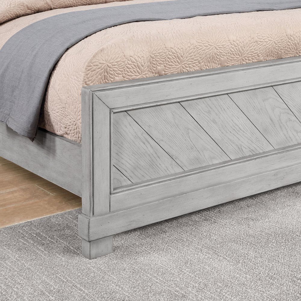 Montana Queen Bed, Gray