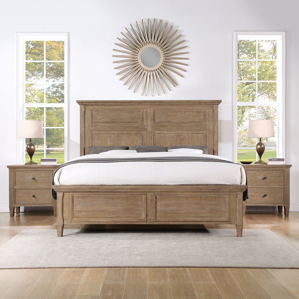 Riverdale 3 pc Queen Set(2 NS+Bed)