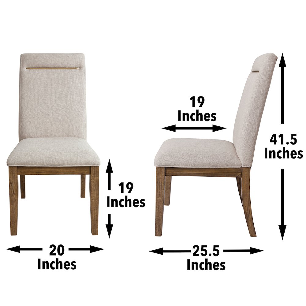 Garland Brown Dining Table and 8 Chairs