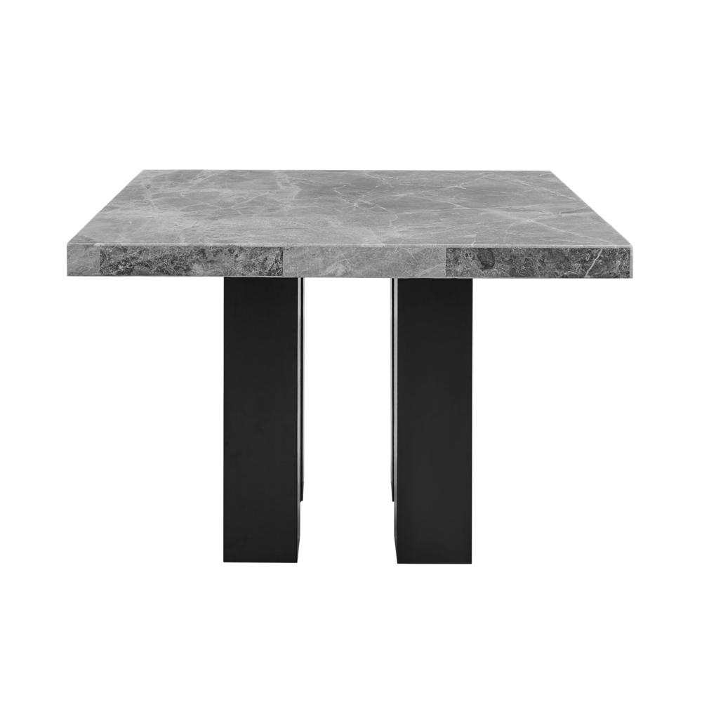 Camila Square Gray Marble Top Table