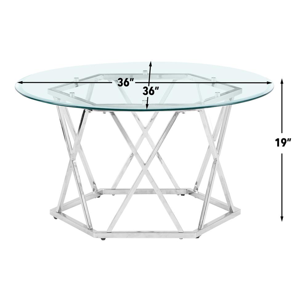 Escondido Glass Cocktail Table