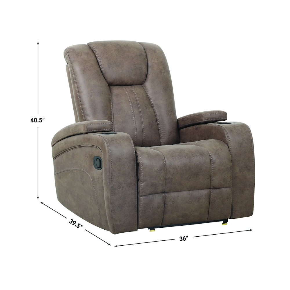 Marlow Sand 3PC Manual Reclining Set