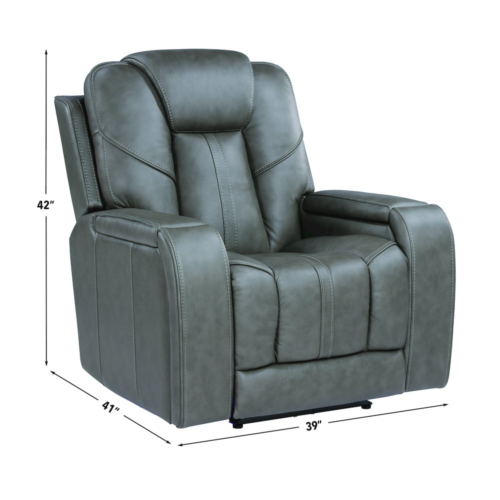 Daniel 3-Piece Triple-Power Leather Recl