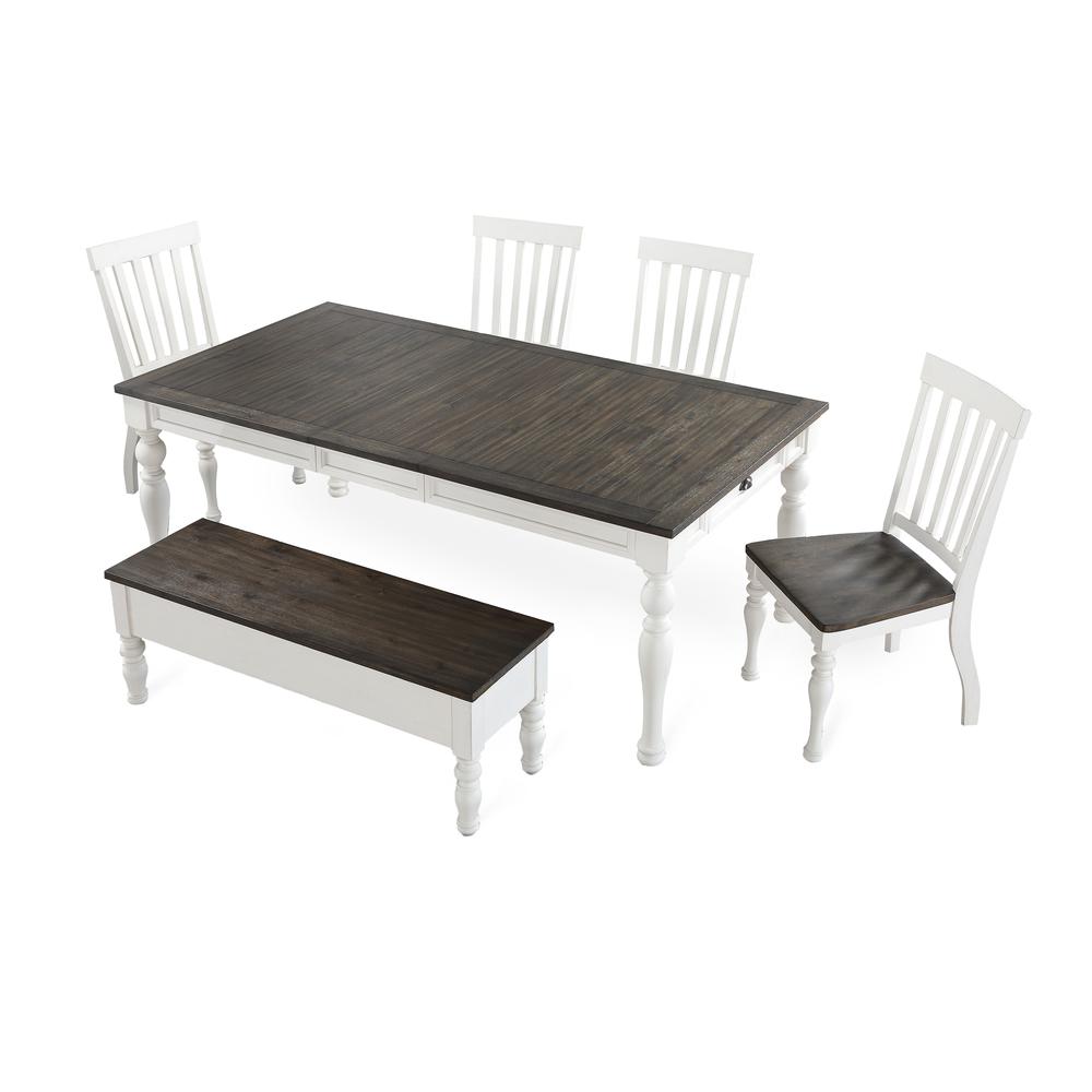 Joanna Two Tone Storage Bench