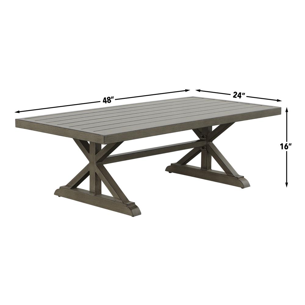 Jones Aluminum Coffee Table