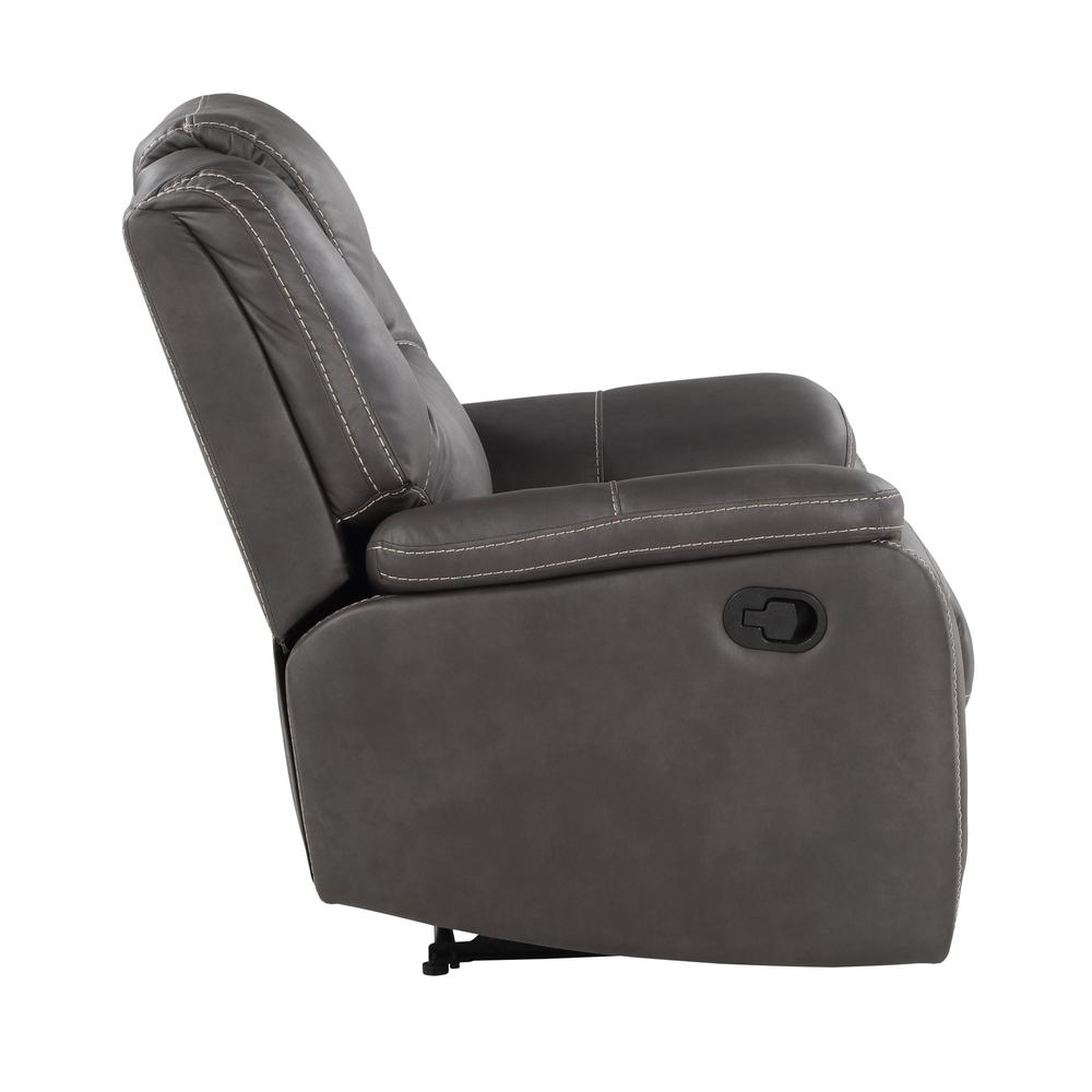 Katrine Manual Recliner - Charcoal