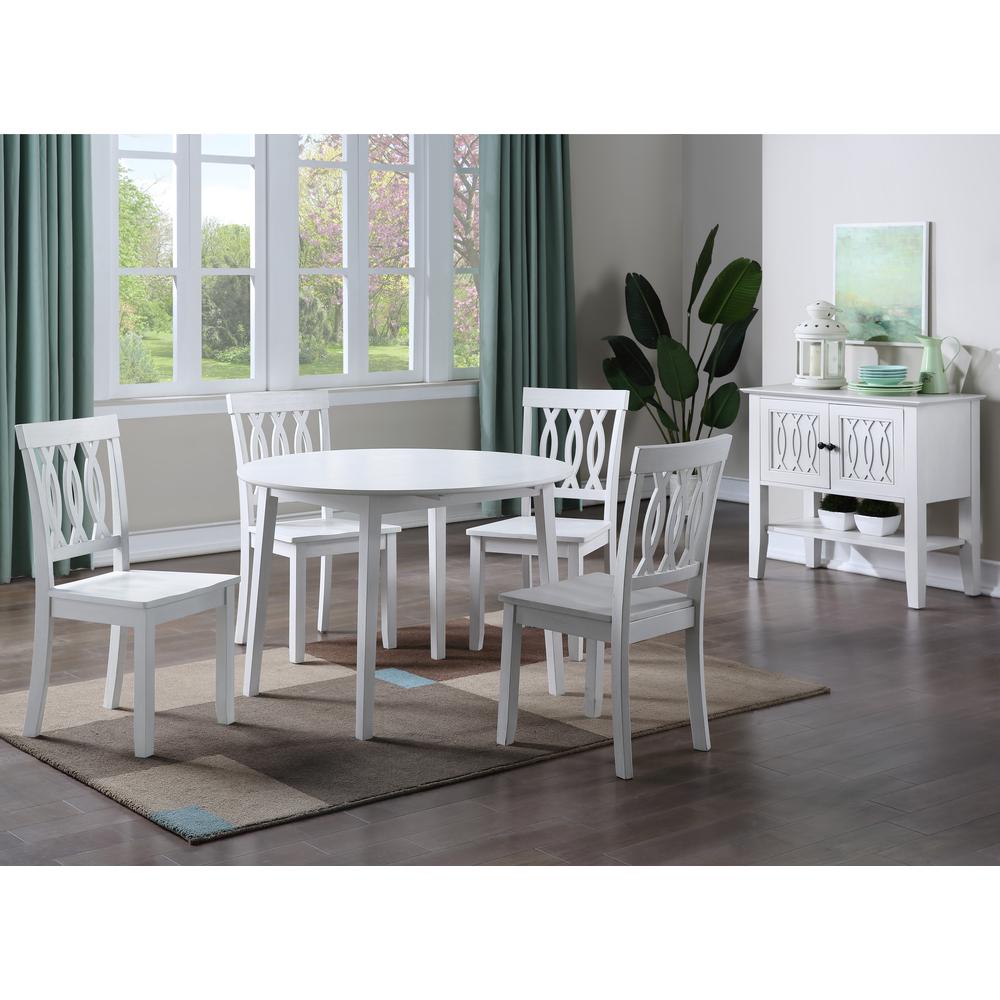 Naples Side Chair, White