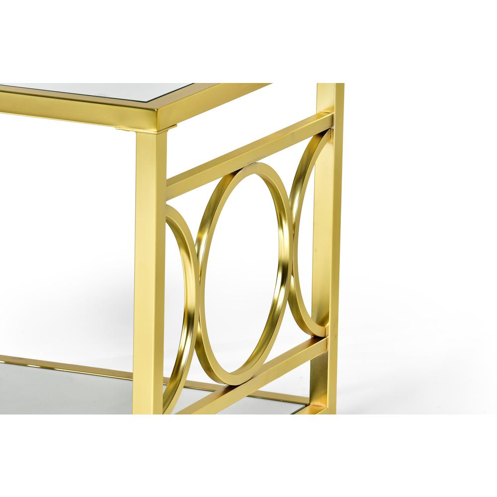 Olympia End Table Gold