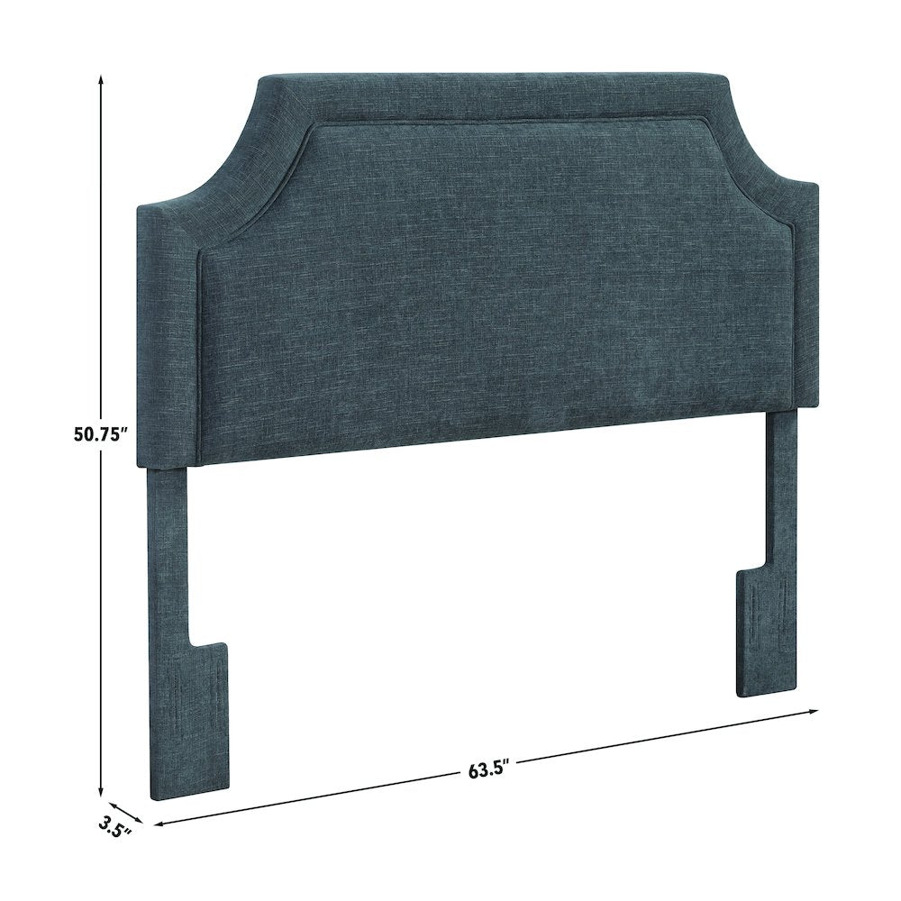 Elena Dark Gray Queen/Full Headboard