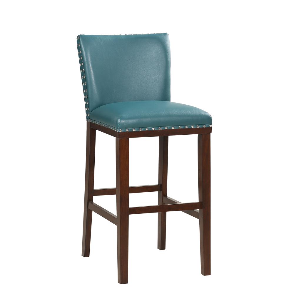 Peacock KD Bar Stool - set of 2, Multi-step, hand applied dark espresso cherry finish