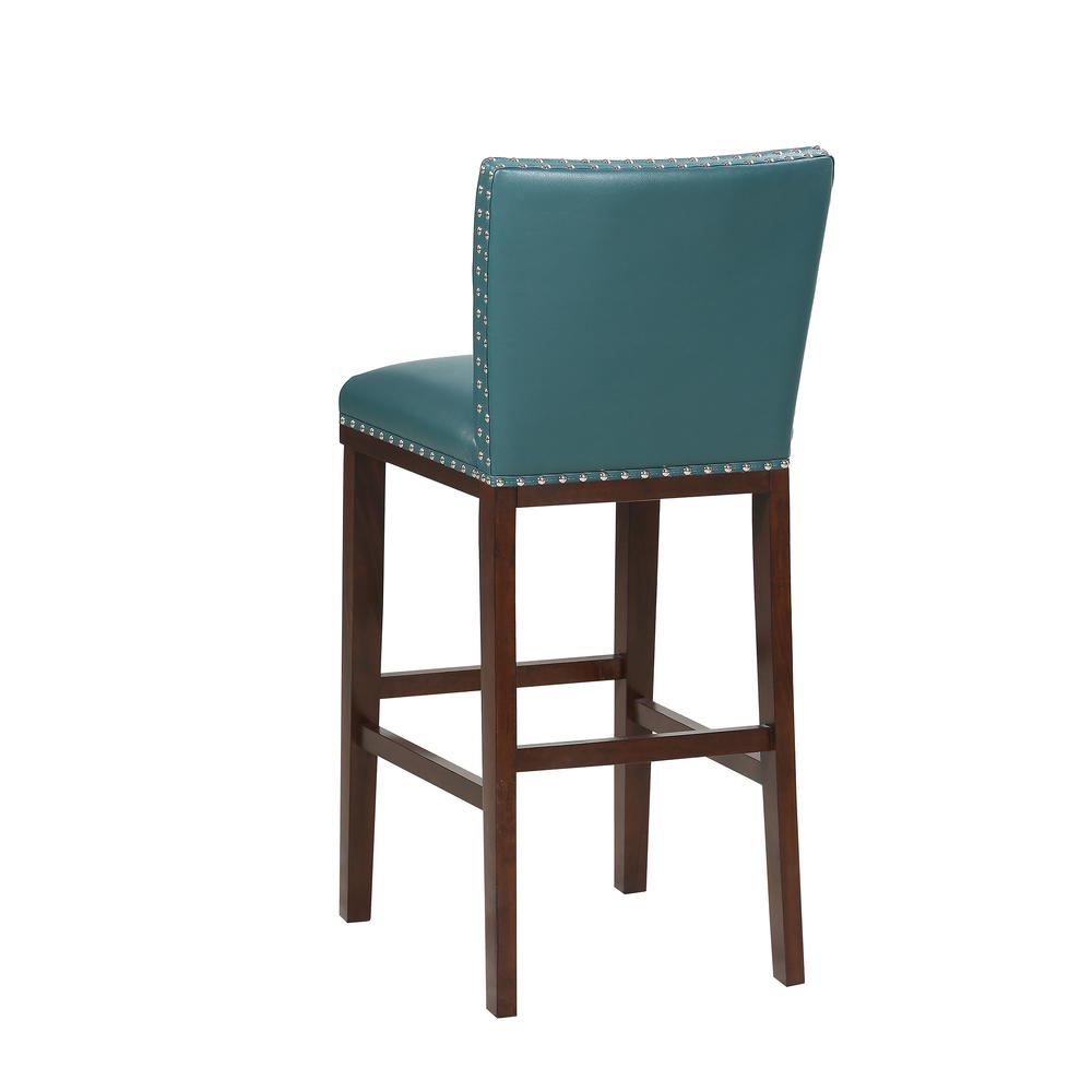 Peacock KD Bar Stool - set of 2, Multi-step, hand applied dark espresso cherry finish