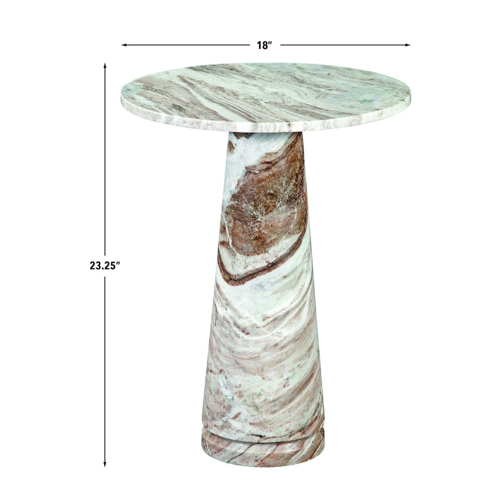 Joni Toronto Brown Marble End Table