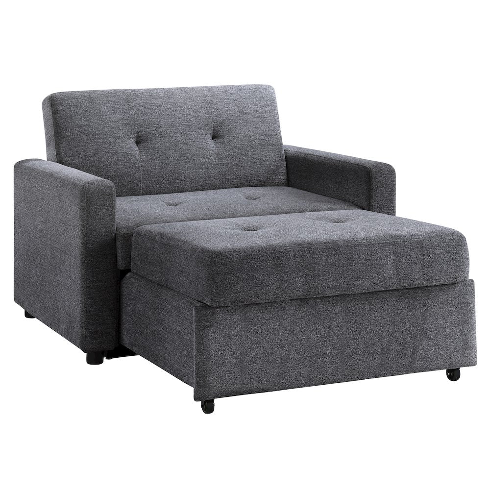Noah Gray Chair w/ Twin Sleeper