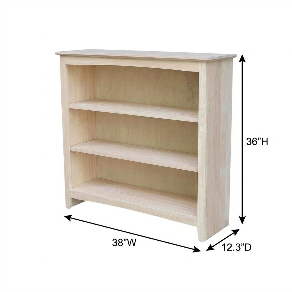 Wooden Bookcase with Classic Design and Ample Storage Space