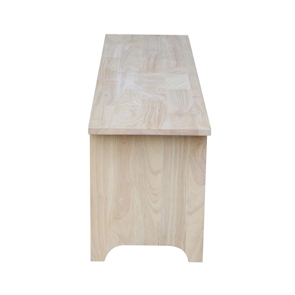 Brookstone Bench - 48" Long , Unfinished