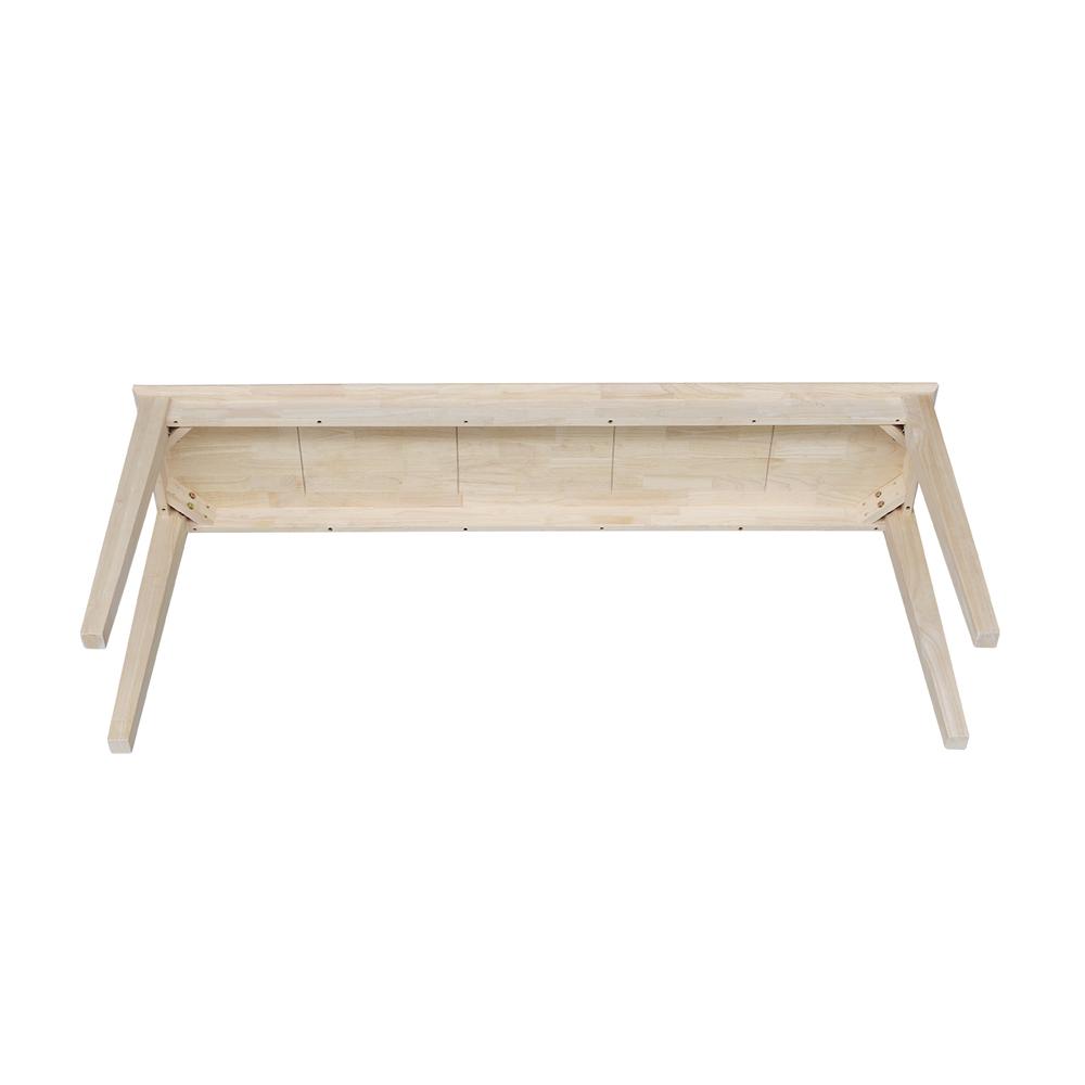 Shaker Console Table - Extended Length-72", Unfinished