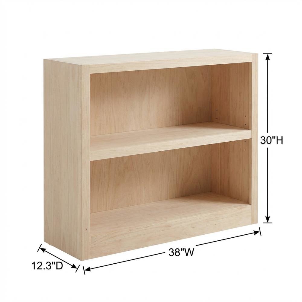 Wooden Bookcase with Modern Design and Open Shelves for Home Storage