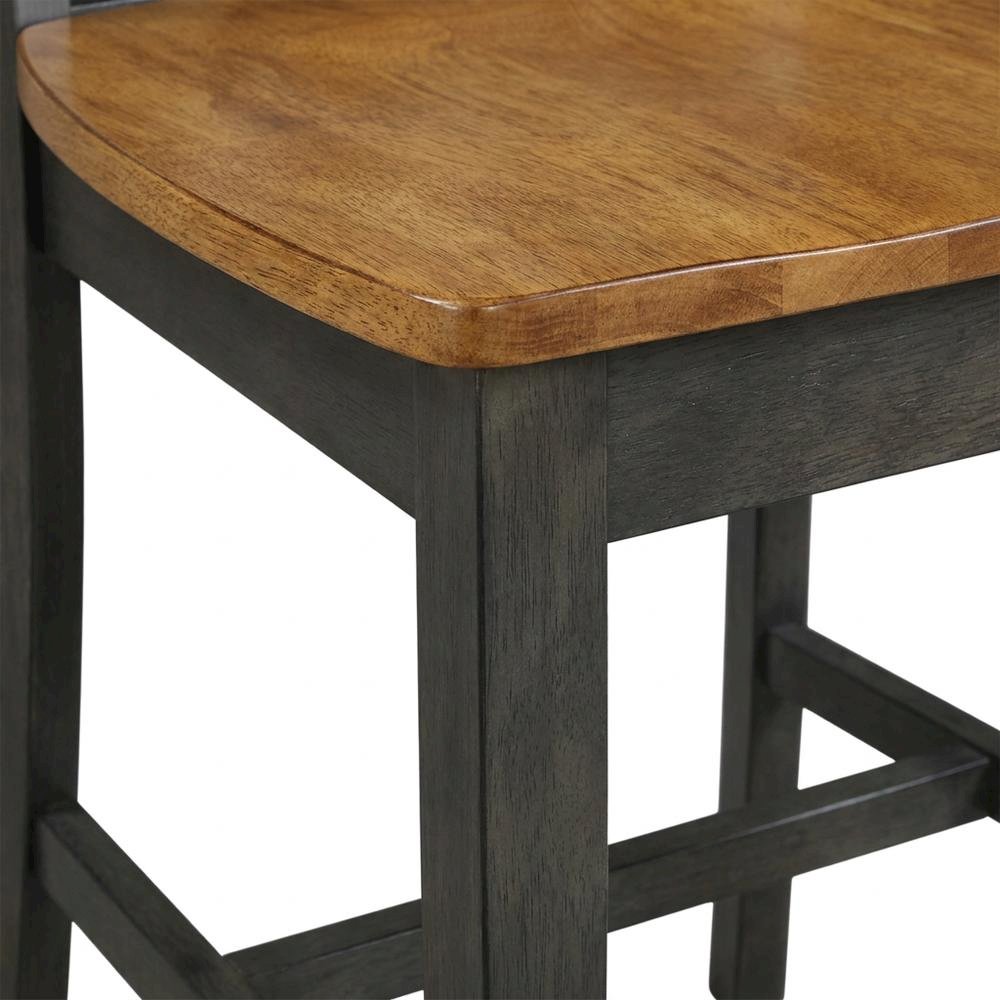 Solid Hardwood Splatback Dining Chair for Kitchen and Dining Room, Set of 2